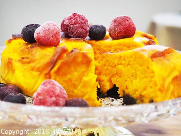パワーマジックフライヤー　レシピ　かぼちゃケーキ　作り方